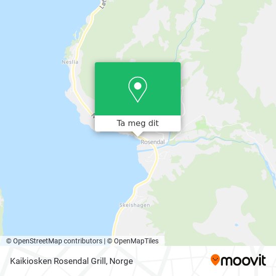 Kaikiosken Rosendal Grill kart