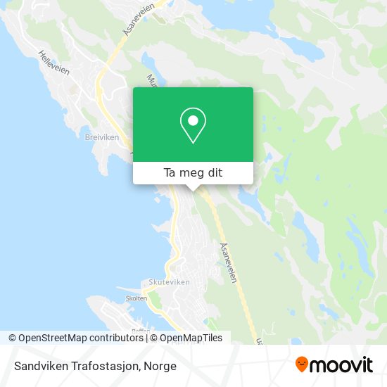 Sandviken Trafostasjon kart