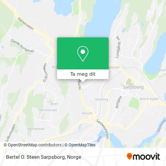 Bertel O. Steen Sarpsborg kart