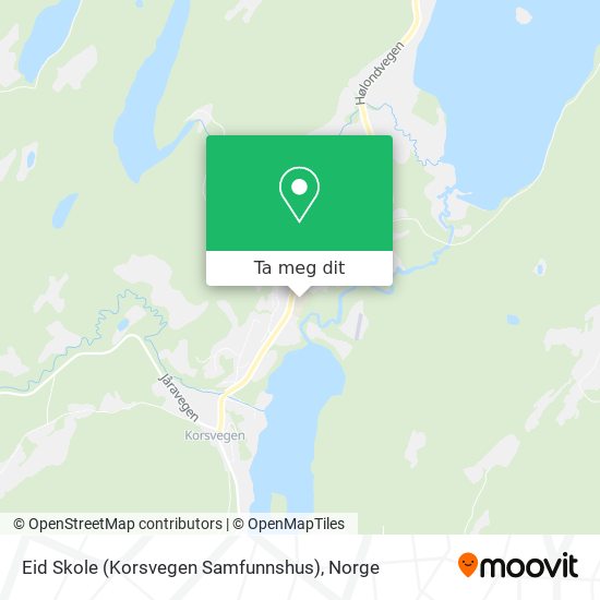 Eid Skole (Korsvegen Samfunnshus) kart