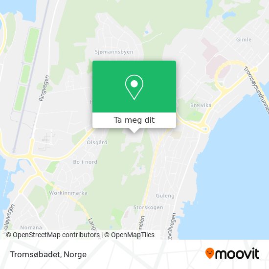 Tromsøbadet kart