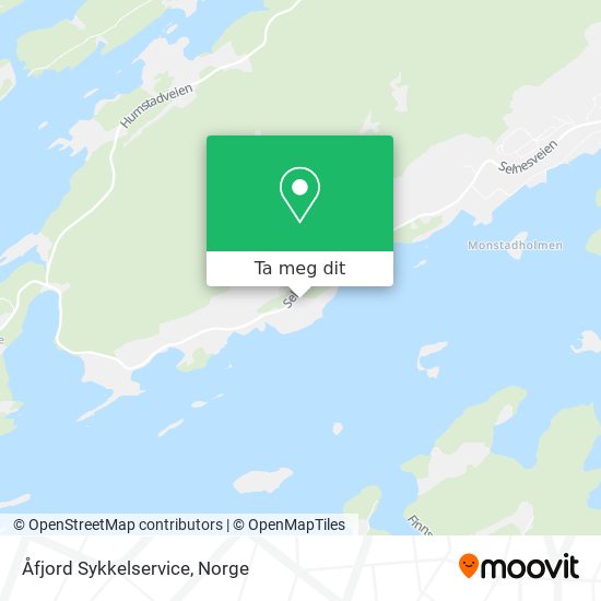 Åfjord Sykkelservice kart