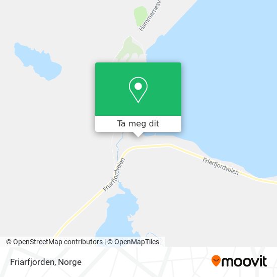 Friarfjorden kart
