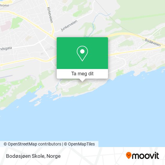 Bodøsjøen Skole kart