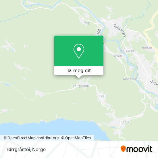 Tørrgråntoi kart
