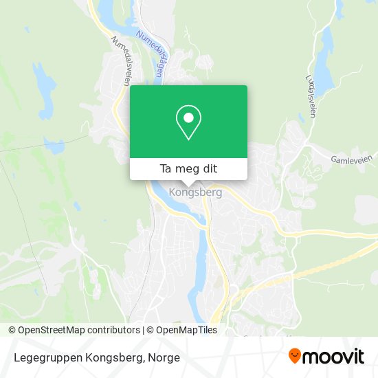 Legegruppen Kongsberg kart