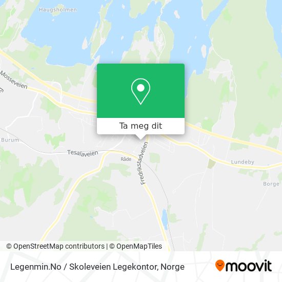 Legenmin.No / Skoleveien Legekontor kart
