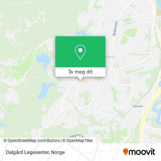 Dalgård Legesenter kart