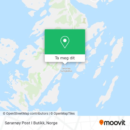 Sørarnøy Post I Butikk kart