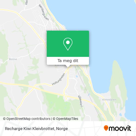 Recharge Kiwi Kleivbrottet kart