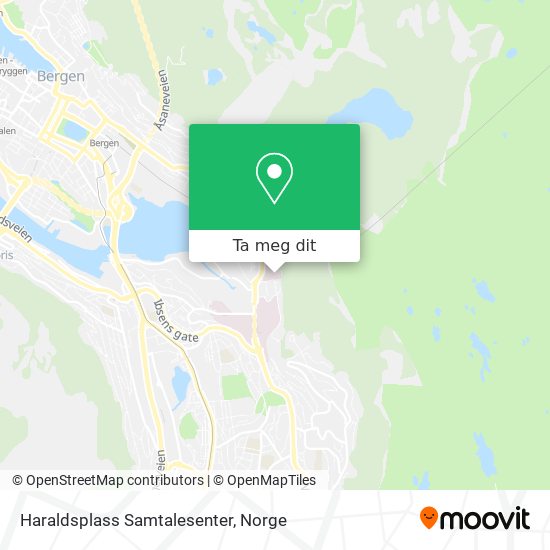 Haraldsplass Samtalesenter kart