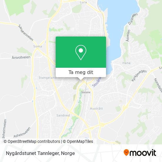 Nygårdstunet Tannleger kart