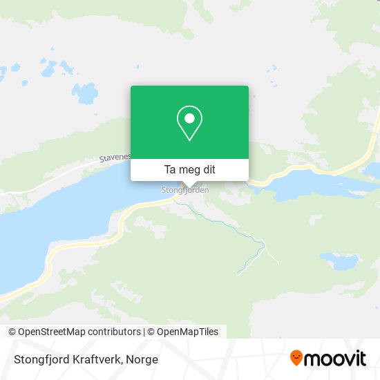 Stongfjord Kraftverk kart