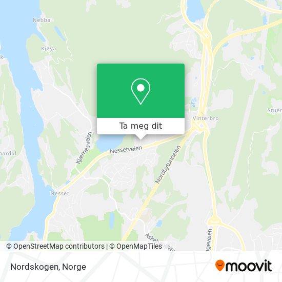 Nordskogen kart