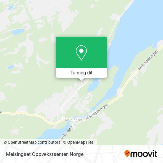 Meisingset Oppvekstsenter kart