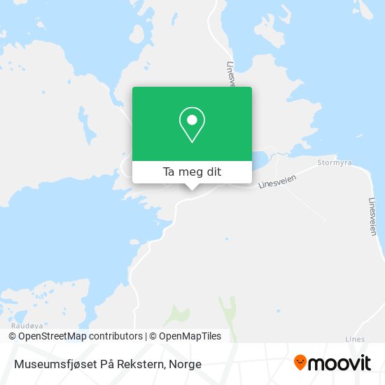 Museumsfjøset På Rekstern kart