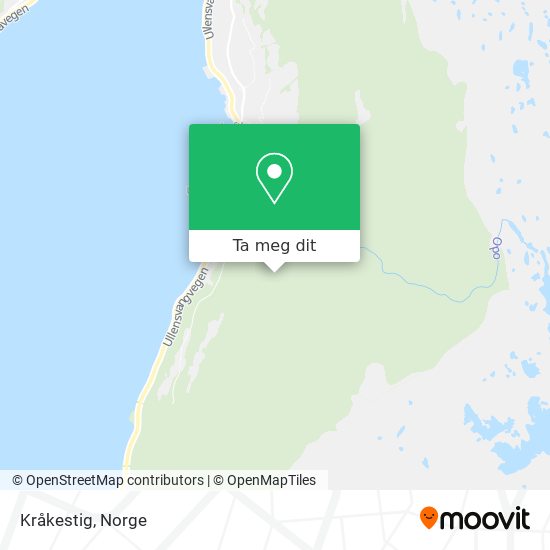 Kråkestig kart