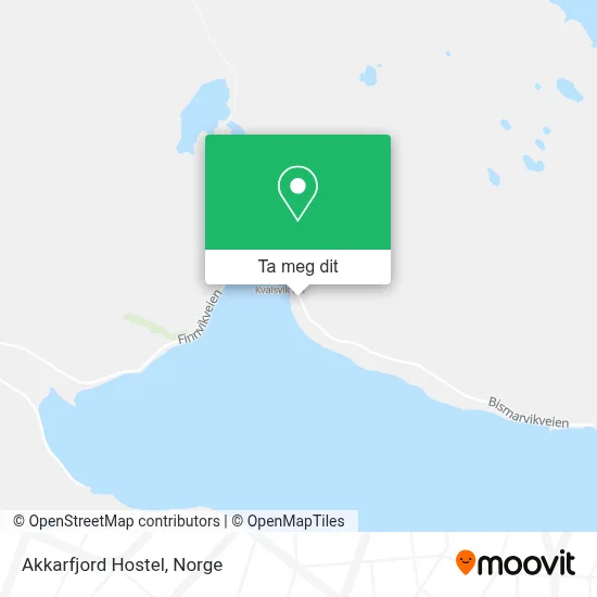 Akkarfjord Hostel kart