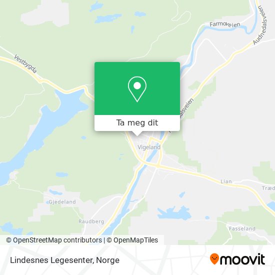 Lindesnes Legesenter kart