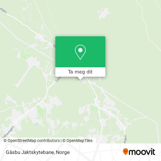 Gåsbu Jaktskytebane kart