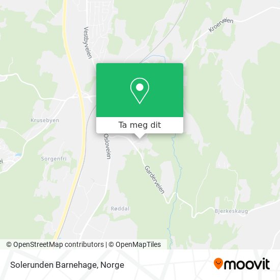Solerunden Barnehage kart