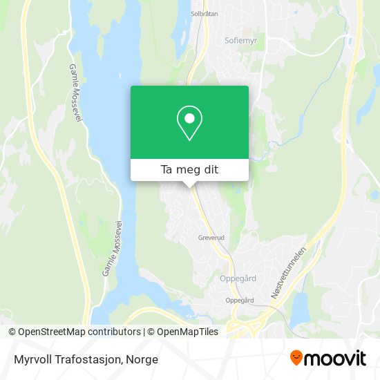 Myrvoll Trafostasjon kart