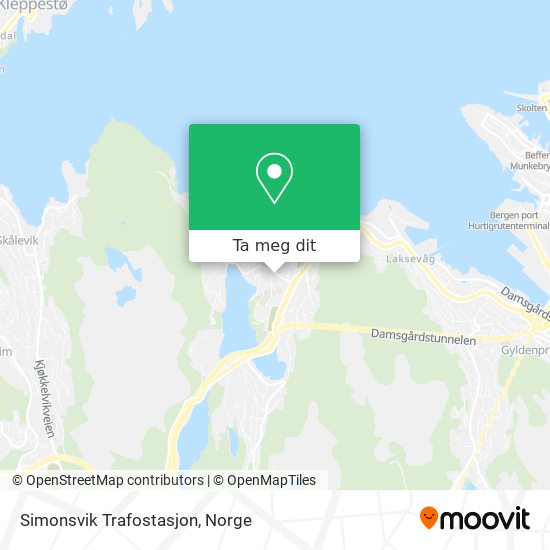 Simonsvik Trafostasjon kart
