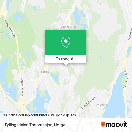 Fyllingsdalen Trafostasjon kart