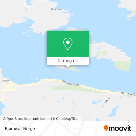Bjørnøya kart
