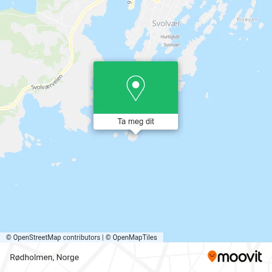 Rødholmen kart