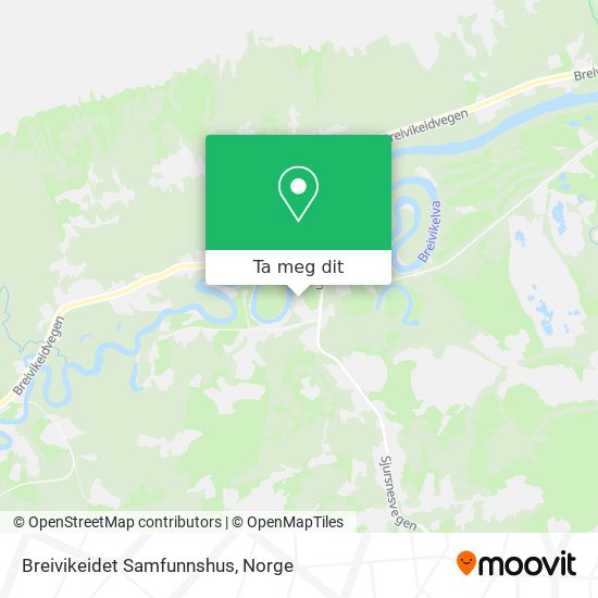 Breivikeidet Samfunnshus kart