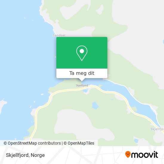 Skjellfjord kart