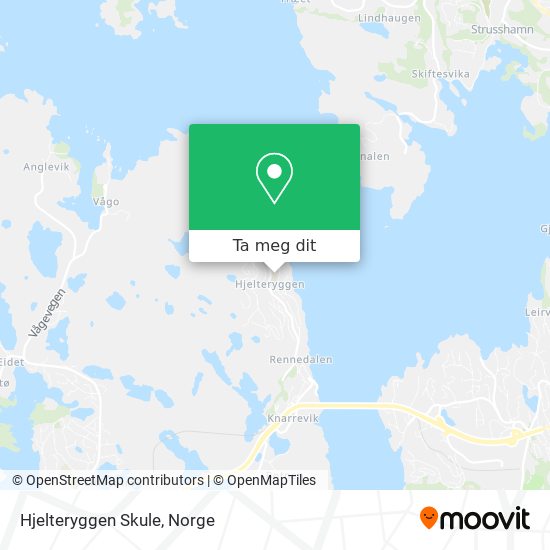 Hjelteryggen Skule kart