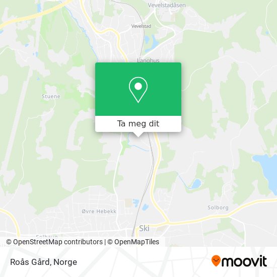 Roås Gård kart