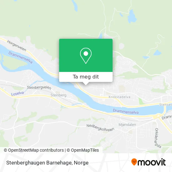 Stenberghaugen Barnehage kart