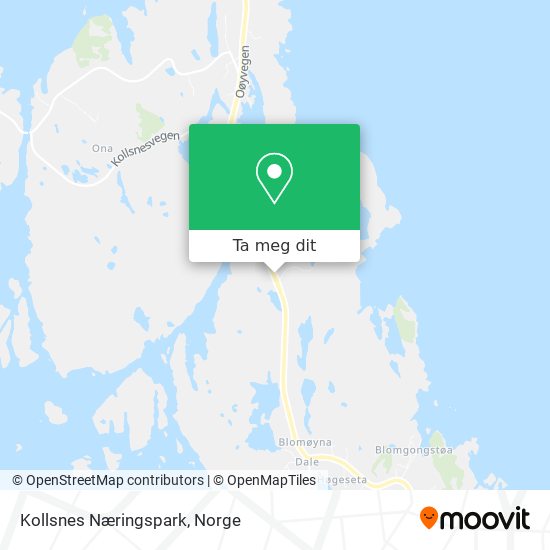 Kollsnes Næringspark kart