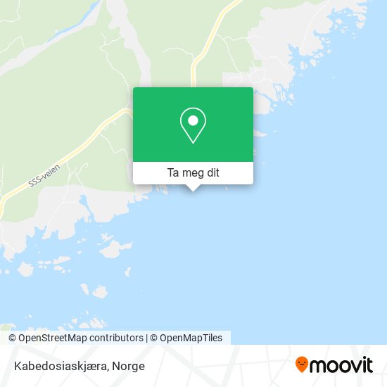 Kabedosiaskjæra kart