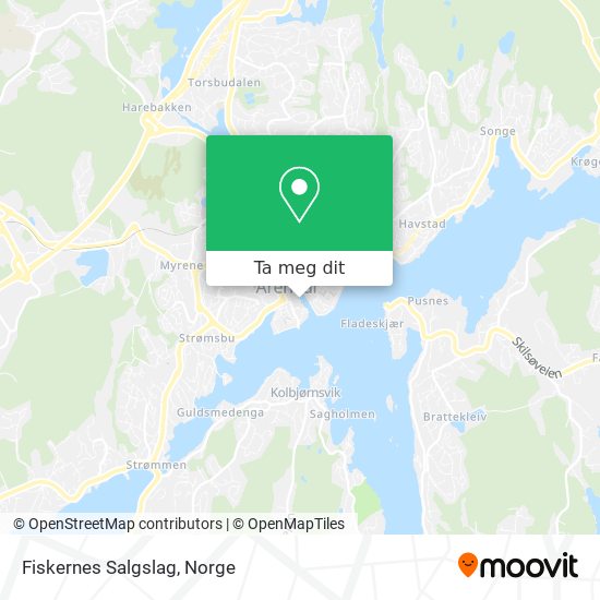 Fiskernes Salgslag kart