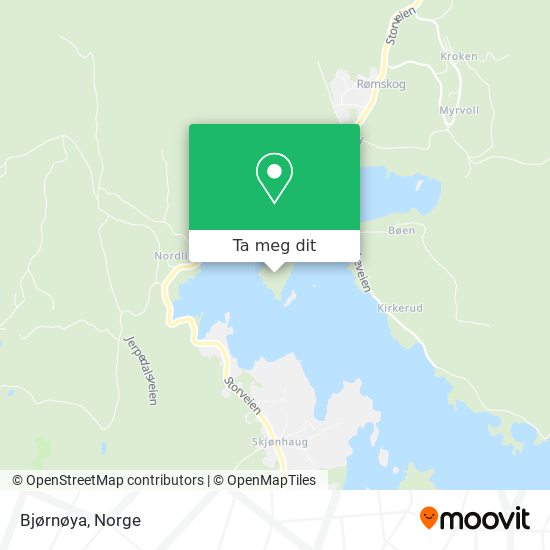 Bjørnøya kart