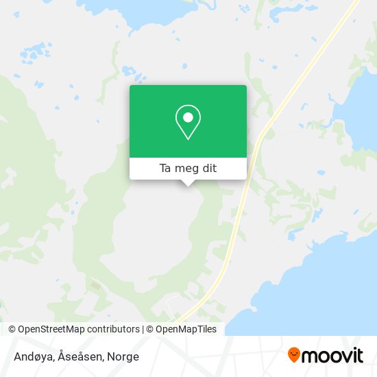 Andøya, Åseåsen kart