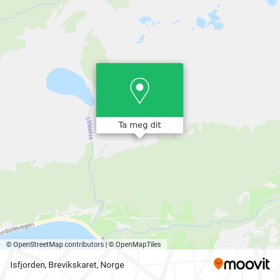 Isfjorden, Brevikskaret kart