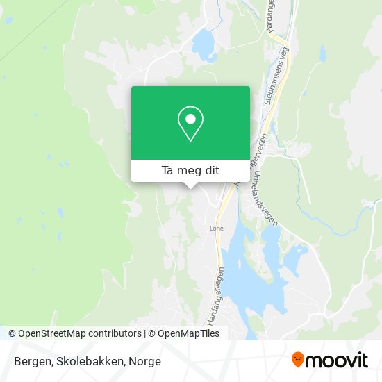 Bergen, Skolebakken kart