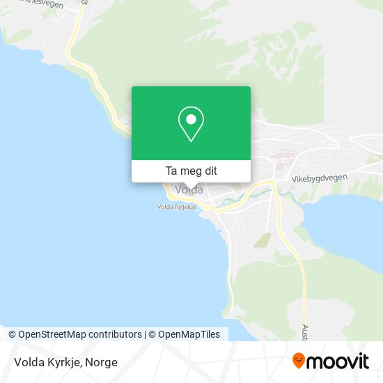 Volda Kyrkje kart