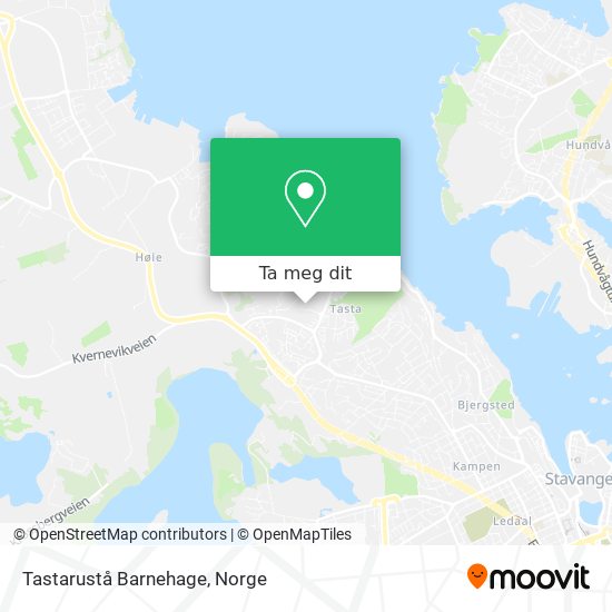 Tastarustå Barnehage kart