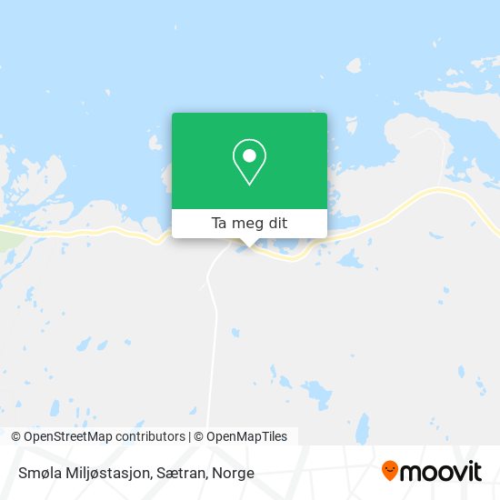 Smøla Miljøstasjon, Sætran kart