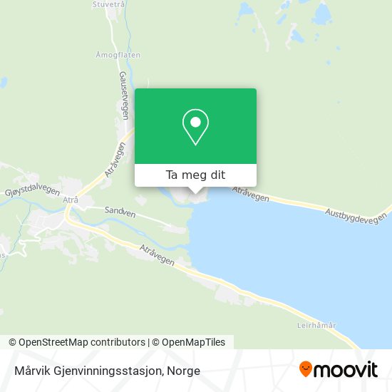 Mårvik Gjenvinningsstasjon kart