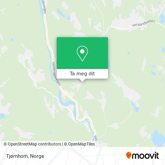 Tjørnhom kart