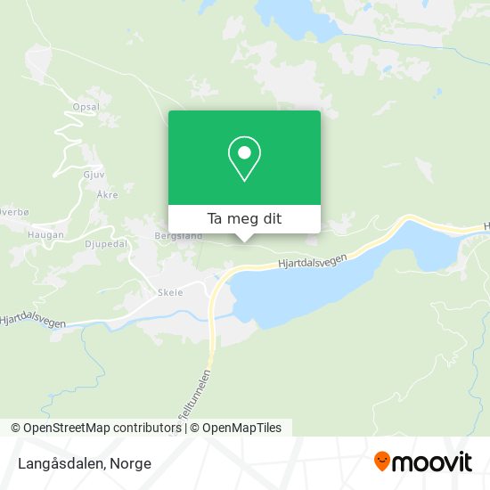 Langåsdalen kart