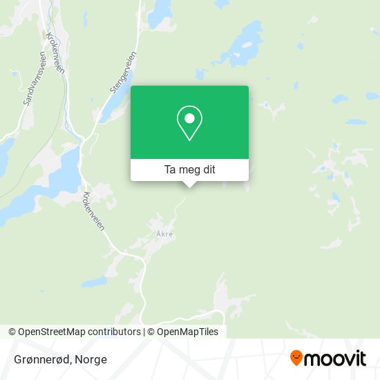 Grønnerød kart