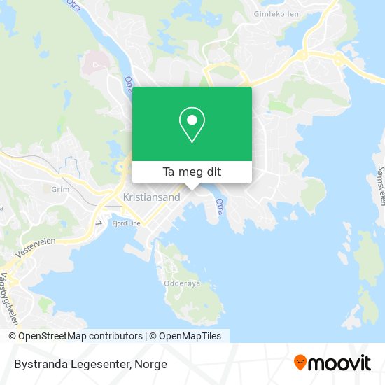 Bystranda Legesenter kart